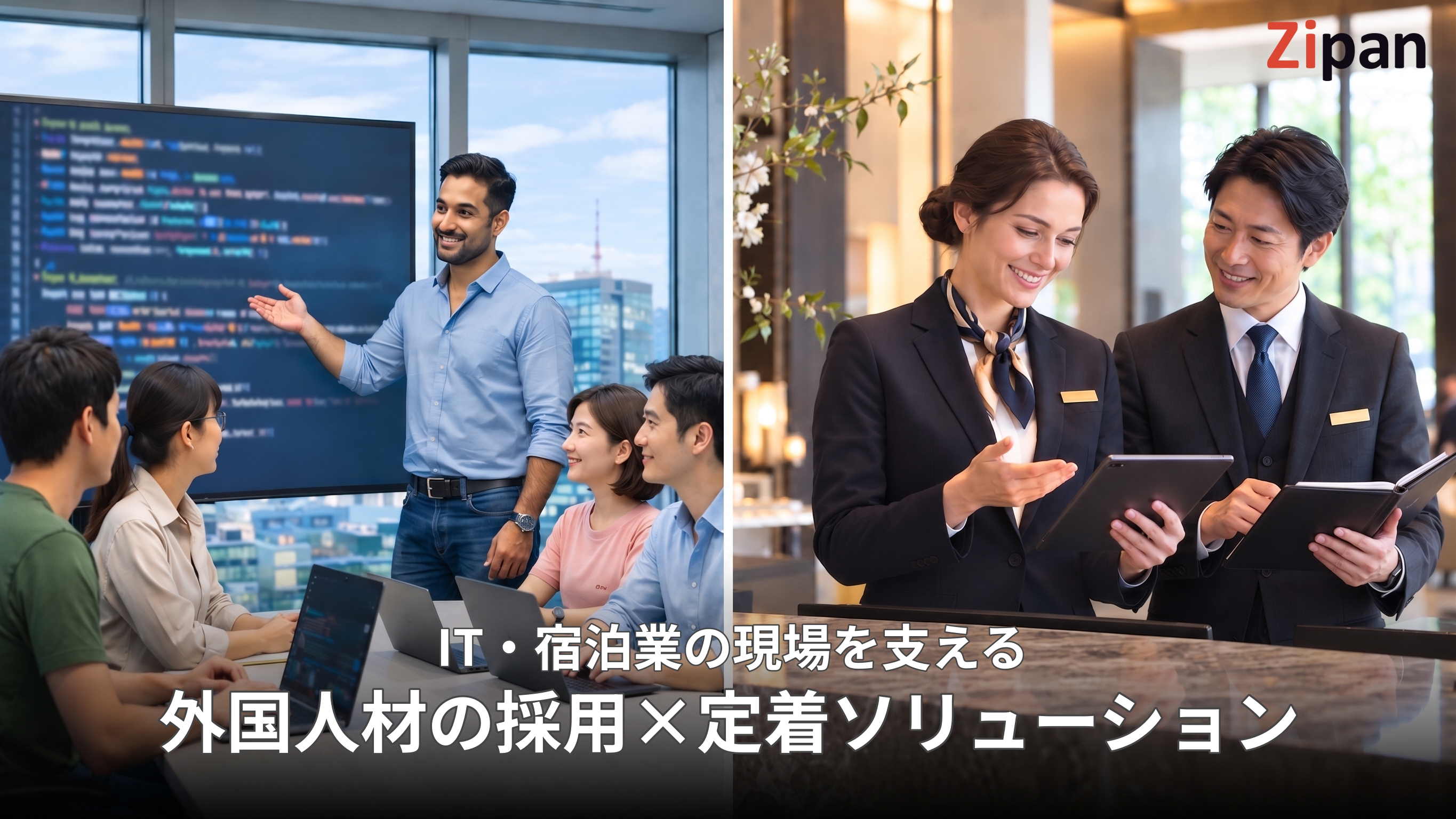 外国人材の早期離職をストップ　宿泊業特化の実践日本語の新教材を9/17提供開始 〜 9/17・18『グローバル人材EXPO』にて、採用から定着までの双方向アプローチを提案〜